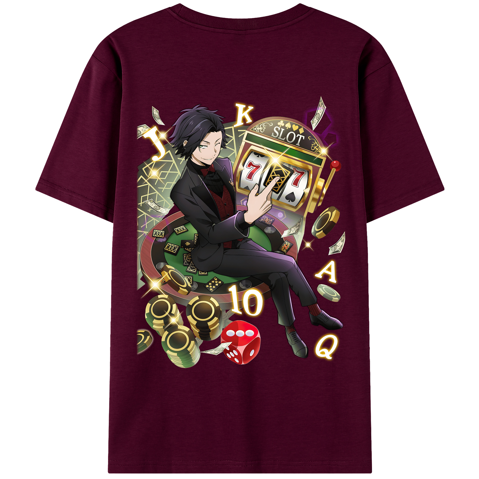 （画像用） 文豪ストレイドッグス Bungo Stray Dogs レディース半袖Tシャツ(バックプリント)